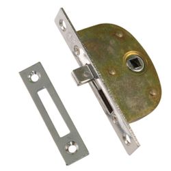Amig 17937 | falleba de embutir 21 | 100 x 42 mm | acero | cromado brillo