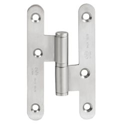 Amig 18058 | pernio 409 | 95 x 54 x 2 mm | acero inoxidable 18/8 | mate - izquierda