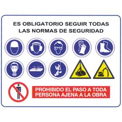 Amig 18080 | señal obras 10011 | 990 x 670 mm | polietileno