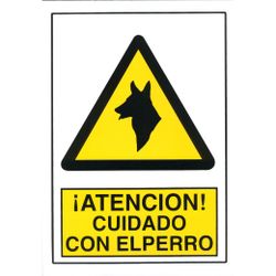 Amig 18095 | señal peligro 10030 | 300 x 450 mm | polietileno