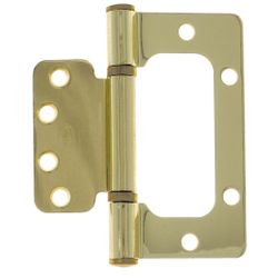 Amig 18474 | bisagra bg1 | 4'' x 3,5'' (100 x 90 x 2,5 mm) | acero | latonado barnizado
