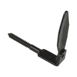 Amig 18481 | retenedor contraventana 2 | 100 x 123 mm | acero | negro