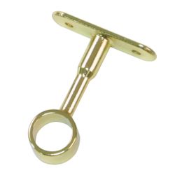 Amig 18551 | soporte tubo armario 11 | ø12 x 58 mm | zamak | latonado barnizado
