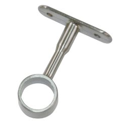Amig 18560 | soporte tubo armario 11 | ø19 x 65 mm | zamak | níquel cepillado