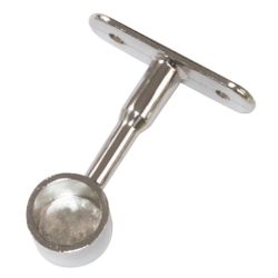 Amig 18567 | soporte tubo armario 12 | ø16 x 62 mm | zamak | níquel cepillado