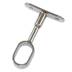 Amig 18610 | soporte tubo armario 13 | 30 x 15 x 77 mm | zamak | cromado brillo