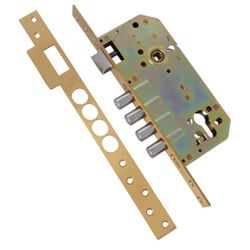 Amig 18621 | cerradura 100 base | 50/85 | latón | mate