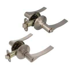 Amig 18651 | manilla de puerta 712r | zamak | cromado mate - derecha