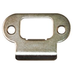 Amig 18676 | soporte picaporte 17-18 | 57 x 39 mm | acero | cromado mate