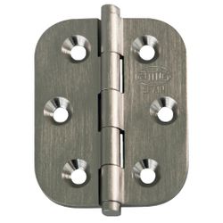 Amig 18765 | bisagra 1130 | 60 x 40 x 2 mm | latón | cromado mate