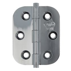 Amig 18770 | bisagra 1130 | 70 x 50 x 2 mm | latón | cromado brillo