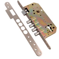 Amig 18773 | cerradura 101 base | 50/85 | acero | cromado mate