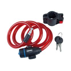 Amig 18818 | candado para bicicleta 507 | ø12 x 120 mm | acero | rojo