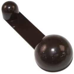 Amig 18911 | tope retenedor 404 | ø40 x 27 x 108 mm | plástico | negro