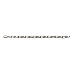 Amig 19125 | cadena decoración patent 30270 | ø0,5 x 19 mm | latón | cromado