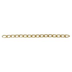 Amig 19143 | cadena decoración torcida 30250 | ø2,5 mm | acero | latonado