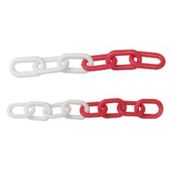 Amig 19146 | cadena plástico 30260 | ø5 x 30 mm | polietileno bicolor | rojo-blanco