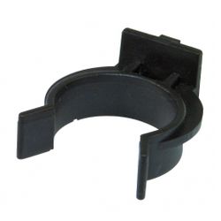 Amig 19163 | pinza zócalo aluminio 10 | ø27 mm | plástico | negro