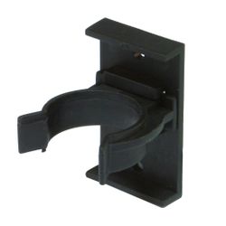 Amig 19164 | pinza zócalo madera 11 | ø27 mm | plástico | negro