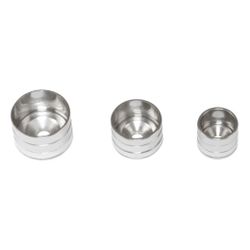 Amig 19460 | soporte tubo armario 15 | ø16 x 12 mm | latón | niquelado