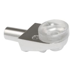 Amig 19579 | soporte para baldas de cristal 164 | 17 x 11 x ø5 mm | zamak | niquelado