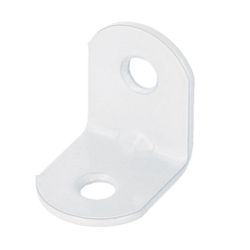 Amig 19936 | ángulo 3 | 20 x 16 x 1,5 mm | acero | blanco