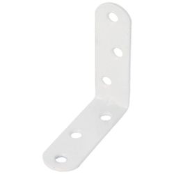Amig 19940 | ángulo 3 | 60 x 19 x 2 mm | acero | blanco