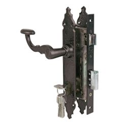 Amig 20038 | kit cerradura madera + manilla 340n2r | mate