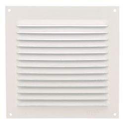 Amig 20183 | rejilla ventilación 3 | 150 x 150 mm | aluminio | blanco