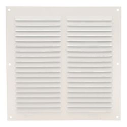 Amig 20186 | rejilla ventilación 3 | 200 x 200 mm | aluminio | blanco