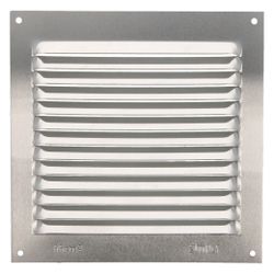 Amig 20188 | rejilla ventilación 3 | 150 x 150 mm | aluminio | plata