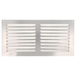 Amig 20189 | rejilla ventilación 3 | 150 x 300 mm | aluminio | plata