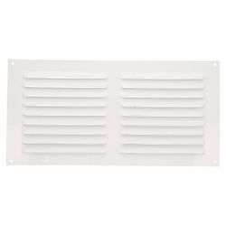 Amig 20194 | rejilla ventilación 3 | 150 x 300 mm | aluminio | blanco