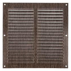 Amig 20211 | rejilla ventilación 3 | 200 x 200 mm | aluminio | wengué