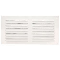 Amig 20219 | rejilla ventilación con mosquitera 3 | 150 x 300 mm | aluminio | blanco