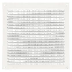 Amig 20220 | rejilla ventilación con mosquitera 3 | 170 x 170 mm | aluminio | blanco