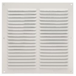 Amig 20221 | rejilla ventilación con mosquitera 3 | 200 x 200 mm | aluminio | blanco
