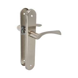 Amig 20256 | manilla con placa alba-pa | 238 x 40 mm | acero / zamak | cromado mate