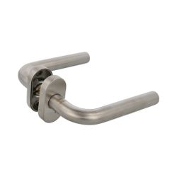 Amig 20270 | manilla con roseta 4o | 61 x 32 mm | acero inoxidable 18/8 | mate
