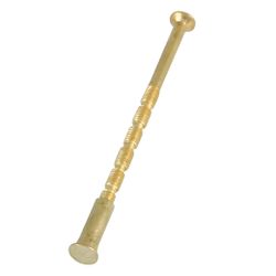 Amig 20275 | tornillo pasante antirrobo man | m4 x 75 mm | acero | latonado barnizado