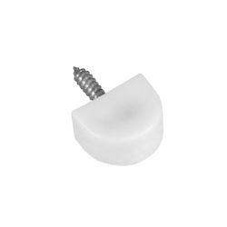 Amig 20304 | soporte plástico para baldas 165 | ø14 x 22 mm | plástico | blanco