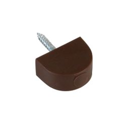 Amig 20305 | soporte plástico para baldas 165 | ø14 x 22 mm | plástico | marrón