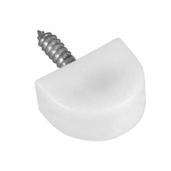 Amig 20306 | soporte plástico para baldas 165 | ø20 x 30 mm | plástico | blanco