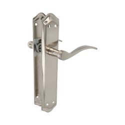 Amig 20374 | manilla con placa beta pb85 | 256 x 48 mm | latón | cromado mate