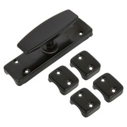 Amig 20457 | falleba 18 | 126 x 32 mm | acero | negro mate