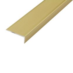 Amig 20657 | ángulo escalera aluminio | 40 x 15 mm | aluminio | oro