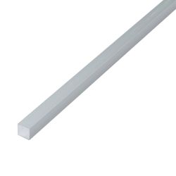 Amig 20662 | barra cuadrada aluminio | 10 x 10 mm | aluminio | plata