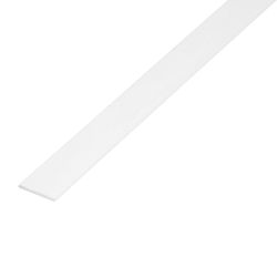 Amig 20701 | pletina aluminio | 30 x 3 mm | aluminio | blanco