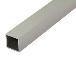 Amig 20712 | tubo cuadrado aluminio | 20 x 20 mm | aluminio | plata