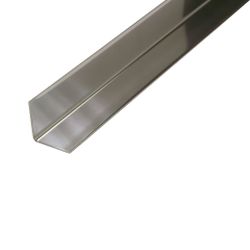 Amig 20848 | ángulo lados iguales acero inox 18/8 | 15 x 15 mm | acero inoxidable 18/8 | brillo